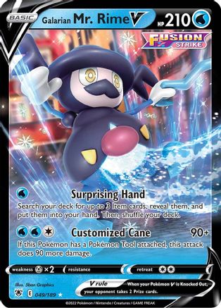 Galarian Mr. Rime V (049/189) [Sword & Shield: Astral Radiance] - Trinity Hobby