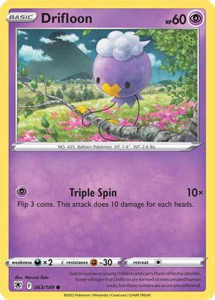 Drifloon (063/189) [Sword & Shield: Astral Radiance] - Trinity Hobby