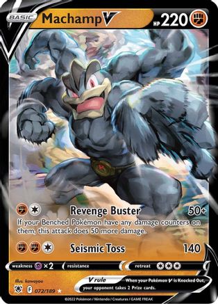 Machamp V (072/189) [Sword & Shield: Astral Radiance] - Trinity Hobby
