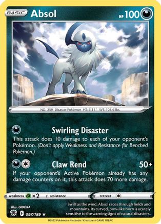 Absol (097/189) [Sword & Shield: Astral Radiance] - Trinity Hobby