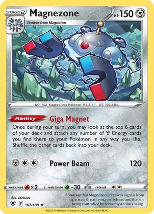 Magnezone (107/189) [Sword & Shield: Astral Radiance] - Trinity Hobby