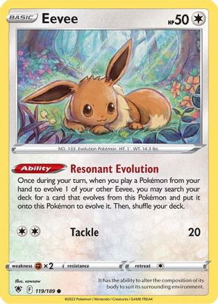Eevee (119/189) [Sword & Shield: Astral Radiance] - Trinity Hobby