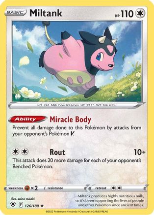 Miltank (126/189) [Sword & Shield: Astral Radiance] - Trinity Hobby