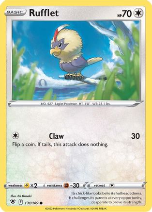Rufflet (131/189) [Sword & Shield: Astral Radiance] - Trinity Hobby
