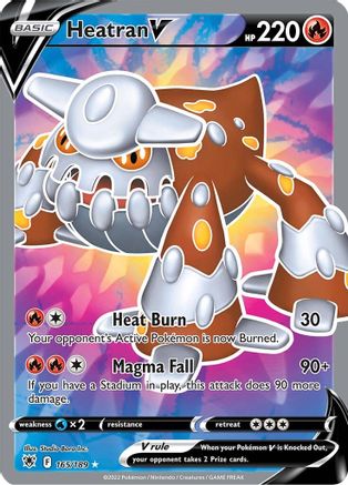 Heatran V (165/189) [Sword & Shield: Astral Radiance] - Trinity Hobby
