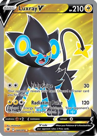 Luxray V (168/189) [Sword & Shield: Astral Radiance] - Trinity Hobby
