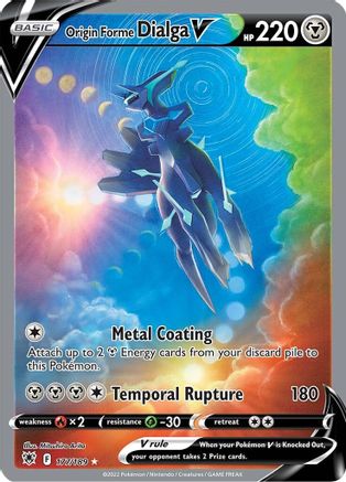 Origin Forme Dialga V (177/189) [Sword & Shield: Astral Radiance] - Trinity Hobby