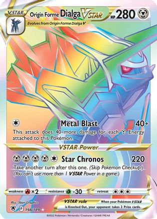 Origin Forme Dialga VSTAR (198/189) [Sword & Shield: Astral Radiance] - Trinity Hobby