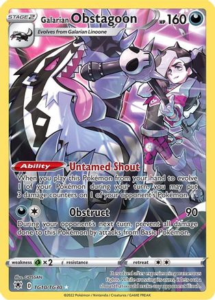Galarian Obstagoon (TG10/TG30) [Sword & Shield: Astral Radiance] - Trinity Hobby