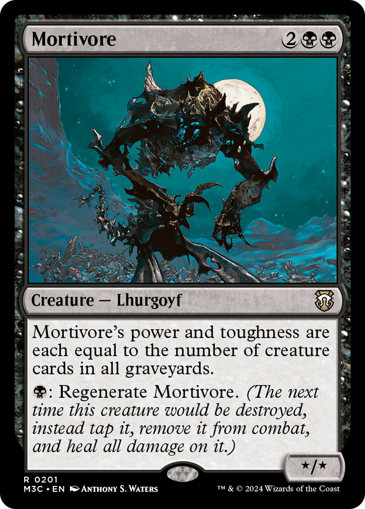 Mortivore  [Foil]  (M3C-201) - [Modern Horizons 3 Commander] - Trinity Hobby