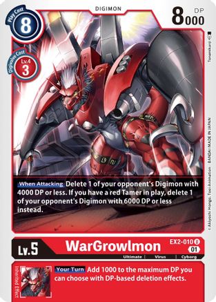 WarGrowlmon [EX2-010] [Digital Hazard] - Trinity Hobby