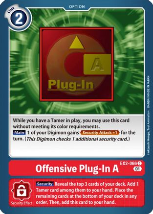 Offensive Plug-In A [EX2-066] [Digital Hazard] - Trinity Hobby