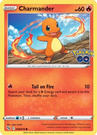 Charmander (008/078) [Pokémon GO] - Trinity Hobby