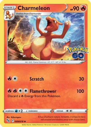 Charmeleon (009/078) [Pokémon GO] - Trinity Hobby