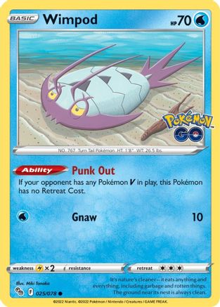 Wimpod (025/078) [Pokémon GO] - Trinity Hobby