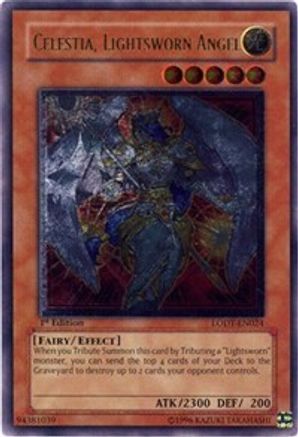 Celestia, Lightsworn Angel [LODT-EN024] Ultimate Rare - Trinity Hobby