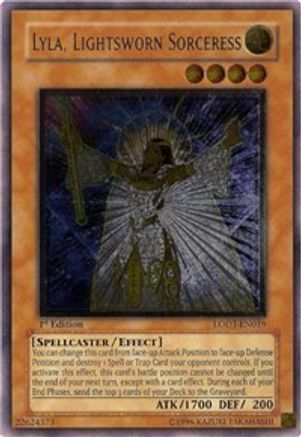 Lyla, Lightsworn Sorceress [LODT-EN019] Ultimate Rare - Trinity Hobby