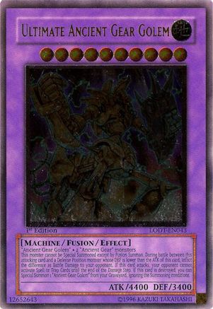 Ultimate Ancient Gear Golem [LODT-EN043] Ultimate Rare - Trinity Hobby