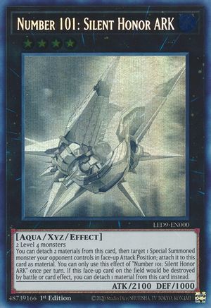 Number 101: Silent Honor ARK [LED9-EN000] Ghost Rare - Trinity Hobby