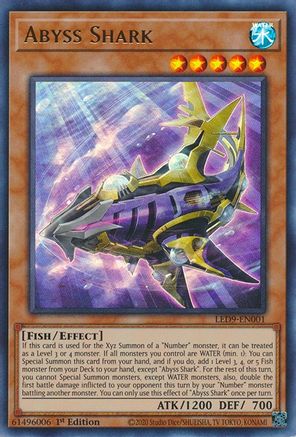 Abyss Shark [LED9-EN001] Ultra Rare - Trinity Hobby