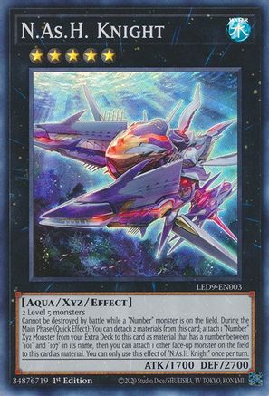 N.As.H. Knight [LED9-EN003] Super Rare - Trinity Hobby