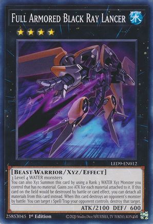 Full Armored Black Ray Lancer [LED9-EN012] Common - Trinity Hobby