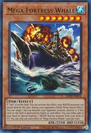 Mega Fortress Whale [LED9-EN016] Ultra Rare - Trinity Hobby