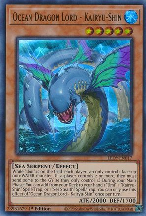 Ocean Dragon Lord - Kairyu-Shin [LED9-EN017] Ultra Rare - Trinity Hobby