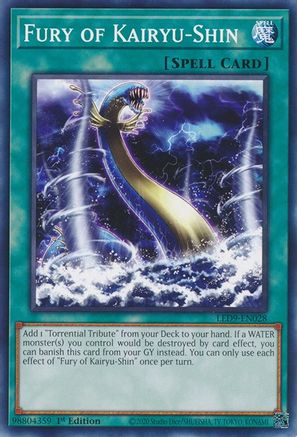 Fury of Kairyu-Shin [LED9-EN028] Common - Trinity Hobby