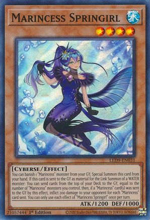Marincess Springirl [LED9-EN031] Super Rare - Trinity Hobby