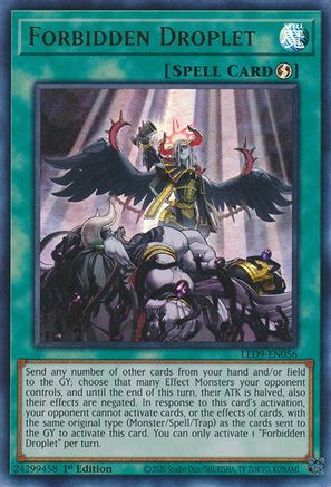 Forbidden Droplet [LED9-EN056] Ultra Rare - Trinity Hobby