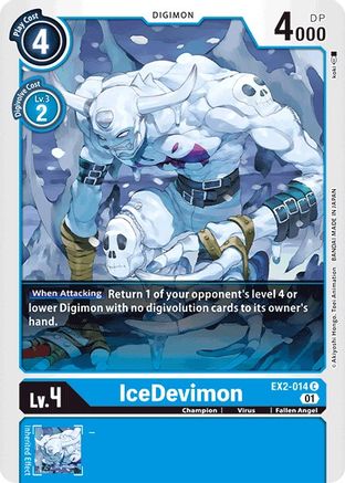 IceDevimon [EX2-014] [Digital Hazard] - Trinity Hobby