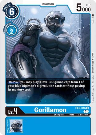 Gorillamon [EX2-016] [Digital Hazard] - Trinity Hobby