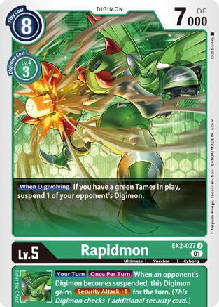 Rapidmon [EX2-027] [Digital Hazard] - Trinity Hobby