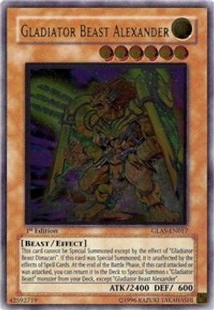 Gladiator Beast Alexander [GLAS-EN017] Ultimate Rare - Trinity Hobby
