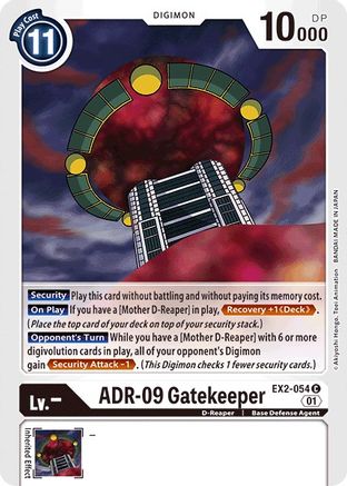 ADR-09 Gatekeeper [EX2-054] [Digital Hazard] - Trinity Hobby
