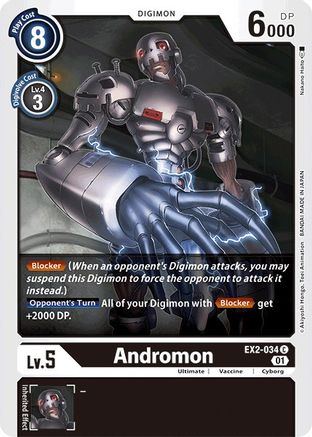 Andromon [EX2-034] [Digital Hazard] - Trinity Hobby