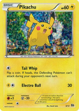 Pikachu (6/12) [McDonald's Promos: 2016 Collection] - Trinity Hobby