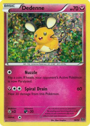 Dedenne (10/12) [McDonald's Promos: 2016 Collection] - Trinity Hobby