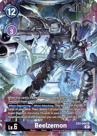 Beelzemon [EX2-044] (Alternate Art) [Digital Hazard] - Trinity Hobby