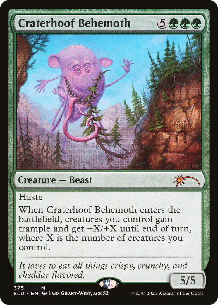 Craterhoof Behemoth (375) [Secret Lair Drop Series] - Trinity Hobby