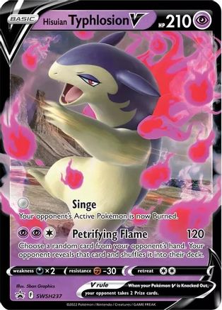 Hisuian Typhlosion V (SWSH237) [Sword & Shield: Black Star Promos] - Trinity Hobby