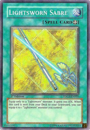 Lightsworn Sabre [TDGS-EN059] Super Rare - Trinity Hobby