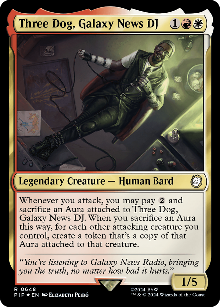 Three Dog, Galaxy News DJ (Surge Foil) [Fallout] - Trinity Hobby