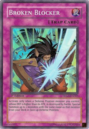 Broken Blocker [TDGS-EN069] Super Rare - Trinity Hobby