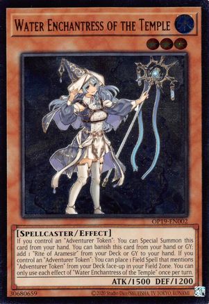 Water Enchantress of the Temple [OP19-EN002] Ultimate Rare - Trinity Hobby