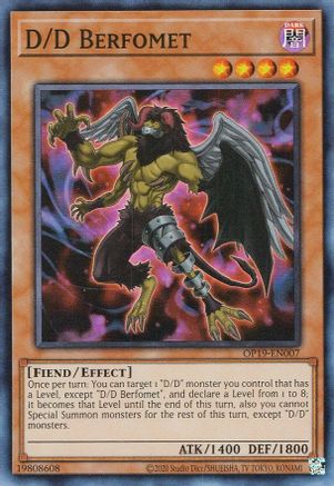 D/D Berfomet [OP19-EN007] Super Rare - Trinity Hobby