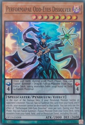 Performapal Odd-Eyes Dissolver [OP19-EN008] Super Rare - Trinity Hobby
