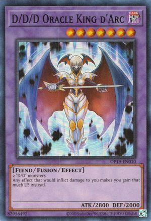 D/D/D Oracle King d'Arc [OP19-EN010] Super Rare - Trinity Hobby