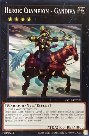 Heroic Champion - Gandiva [OP19-EN025] Common - Trinity Hobby